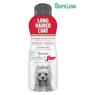 Tropiclean Perfectfur Long Haired Coat Dog Shampoo 473 ml