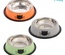 Pet Picks Stainless Steel Pet Bowl Green 15 x 4 cm