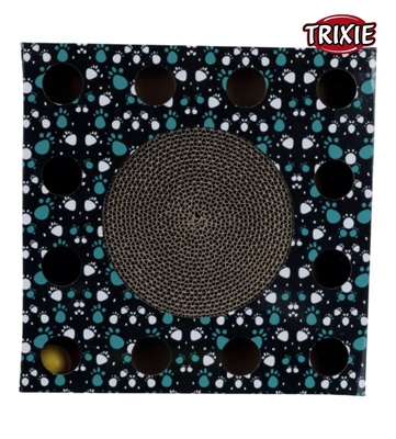 Trixie Cat Scratching Cardboard with Ball 33 x 33 cm