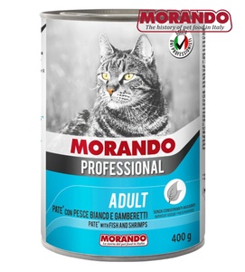Morando Professional Fish and Shrimps Pate Cat Wet Food 400 gm