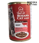 Rozana Beef Chunks Cat Wet Food 400 gm