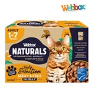 Webbox Natural Meat and Fish Selection in Jelly Cat Wet Food 100 gm x 12 pcs