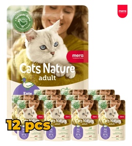 Mera Cats Nature Duck and Chicken Cat Wet Food 85gm x 12pcs