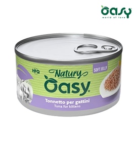 Oasy Natury Tuna Soft in Jelly Kitten Wet Food 85 gm