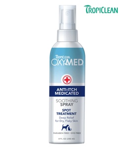 TropiClean OxyMed Medicated Anti-itch Spray Cats and Dogs 236 ml