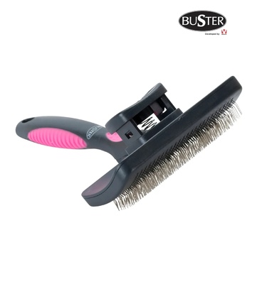 Buster Self-Cleaning Slicker Hard Pins Medium