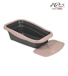 MPS2 Nella Pink Cat Litter Tray with Mat 58 x 36.5 x 18 cm