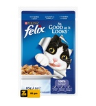 Felix Sardine In Jelly, Cat Wet Food, 85 gm