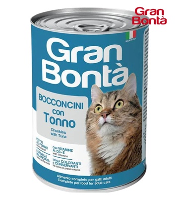 Gran Bonta Tuna Chunks Cat Wet Food 400 gm
