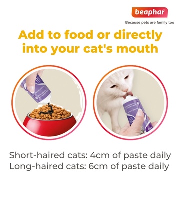 Beaphar Anti Hairball Prebiotic Paste Cats 100 gm