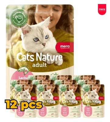 Mera Cats Nature Salmon Pate Cat Wet Food 85gm x 12pcs