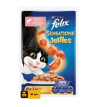 Felix Sensations Jellies, Salmon And Tomato, 85 gm