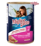 Miglior Gatto Lamb with Liver Pate Cat wet Food 400 gm