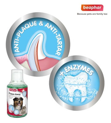 Beaphar Plaque Away Cats and Dogs 250 ml