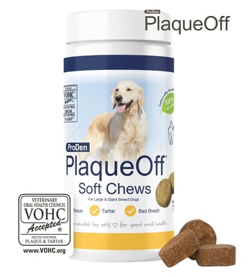 ProDen PlaqueOff Soft Chews for Large and Giant Dogs 180 gm