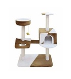 Fauna Camila Cat Pole - Brown-White