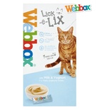 Webbox Lick-e-Lix Milk and Yoghurt Creamy Cat Treat 15 gm x 5 pcs