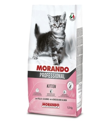 Morando Chicken and Salmon Kitten Dry Food 1.5kg
