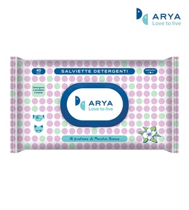 Arya White Musk Scent Wet Wipes 40 Wipes