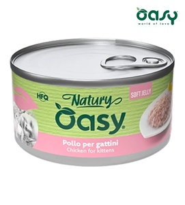 Oasy Natury Chicken Soft in Jelly Kitten Wet Food 150 gm