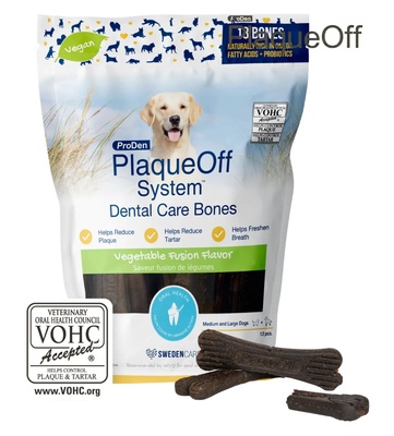 ProDen PlaqueOff Vegetable Fusion Dental Care Bones 482 gm