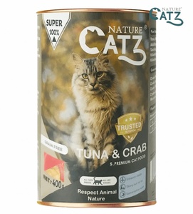 Nature Catz Tuna and Crab Pate Cat Wet Food 375 gm x 12 pcs