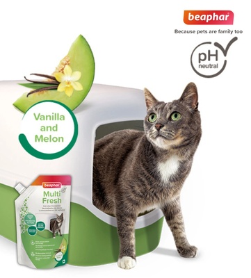 Beaphar Vanilla and Melon Cat litter Deodorizer 400 gm