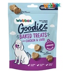 Webbox Goodies Chicken and Liver Baked Dog Treats 125gm