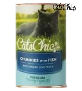 Cats Chic Fish Chunks Cat Wet Food 415 gm