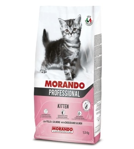 Morando Chicken and Salmon Kitten Dry Food 1.5kg