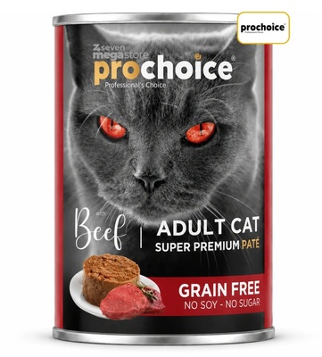Prochoice Beef Pate Cat Wet Food 400 gm