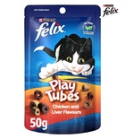 Felix Play Tubes Chicken and Liver Flavours Cat Treats 50 gm