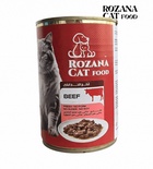 Rozana Beef Chunks Cat Wet Food 400 gm x 24 pcs