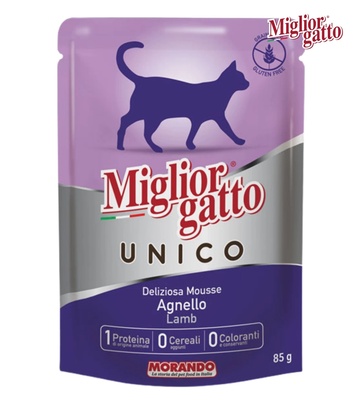 Miglior Gatto Lamb Mousse Cat Wet Food 85 gm
