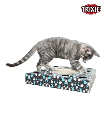 Trixie Cat Scratching Cardboard with Ball 33 x 33 cm