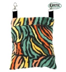 Exotic Nutrition Deluxe Nest Pouch Rainbow Zebra W 7" x H 8"