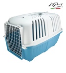 MPS2 Pratiko 2 Baby Blue Medium Metal Pet Carrier