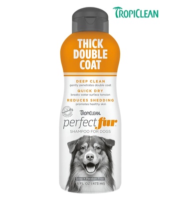 Tropiclean Perfectfur Thick Double Coat Dog Shampoo 473 ml