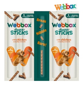 Webbox Chicken Tasty Sticks Dog Treats 11 gm x 5 pcs