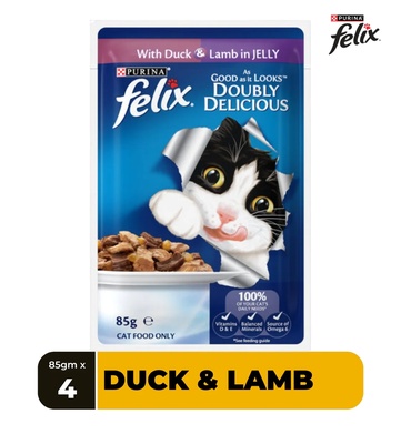 Felix As Good As It Looks Meat Selection in Jelly Cat Wet Food 85 gm x 12 pcs