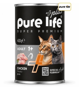 Pure Life Plus Chicken Chunks in Gravy Cat Wet Food 400gm