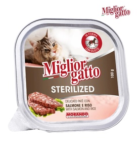 Miglior Gatto Salmon and Rice Pate Cat Wet Food 100 gm