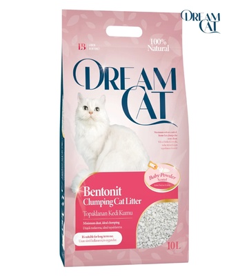 Dream Cat Baby Powder Clumping Cat Litter 10 L