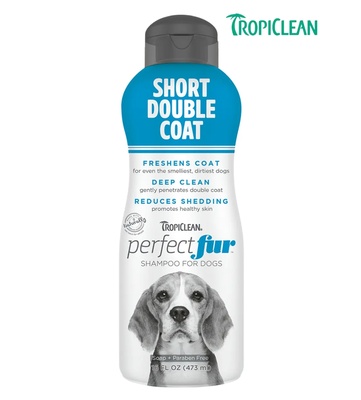 Tropiclean Perfectfur Short Double Coat Dog Shampoo 473 ml