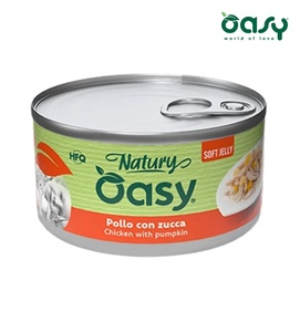 Oasy Natury Chicken with Pumpkin Soft in Jelly Cat Wet Food 85 gm
