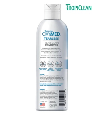 Tropiclean OxyMed Tear Stain Remover Cats and Dogs 236 ml