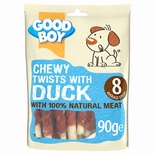 Good Boy Duck Twists Chewy Dog Treats 90 gm