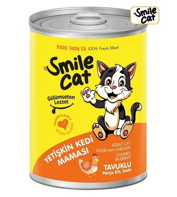 Smile Cat Chicken Chunks in Gravy Cat Wet Food 400gm