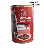 Rozana Beef Chunks Cat Wet Food 400 gm x 12 pcs