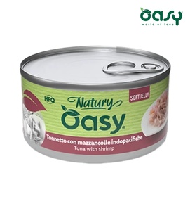Oasy Natury Tuna with Shrimp Soft in Jelly Cat Wet Food 85 gm